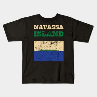 Flag of Navassa Island Kids T-Shirt